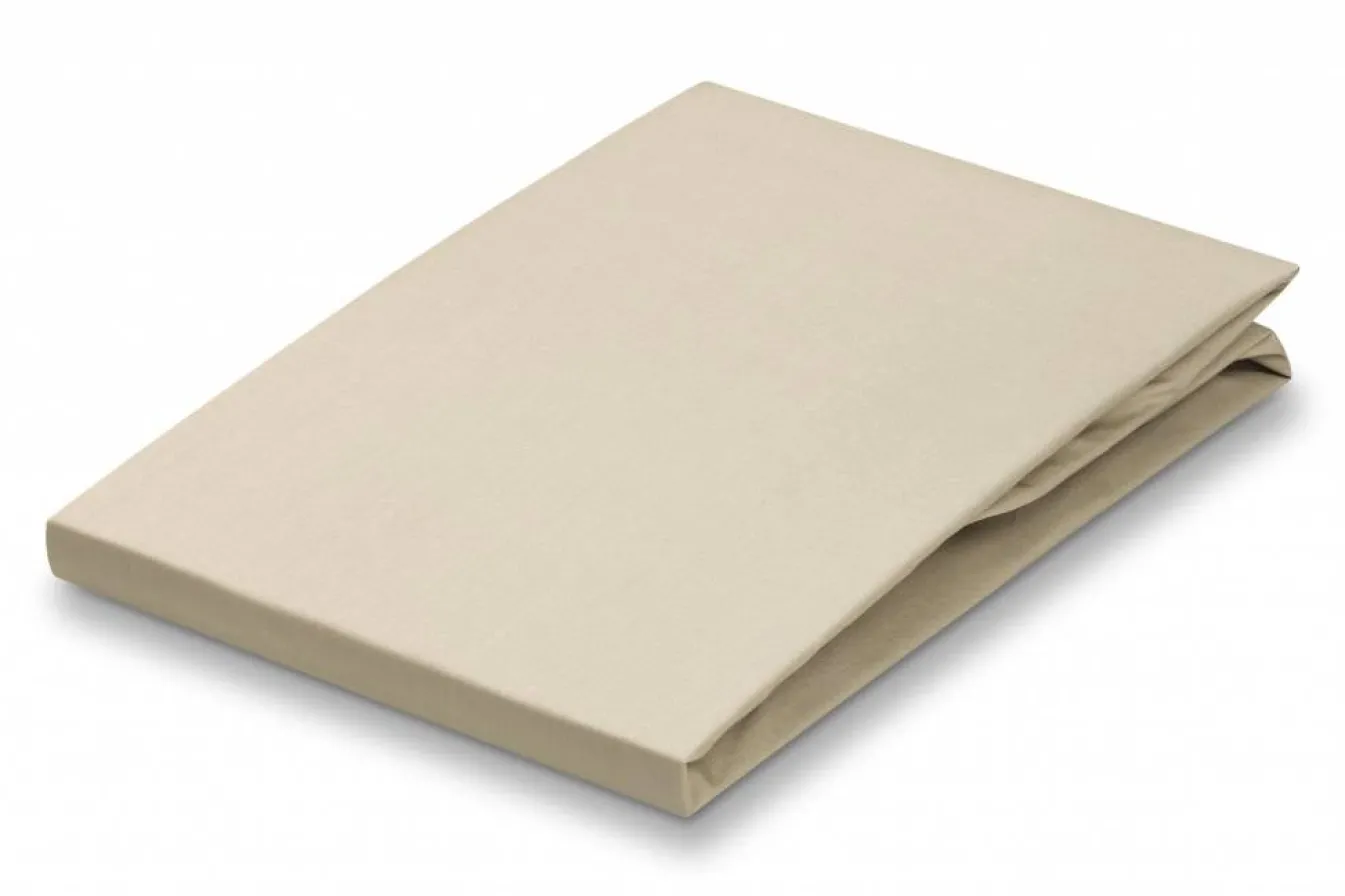 Hot Bath & Living Vandyck Topper fitted sheet Linen-028 (percale cotton)