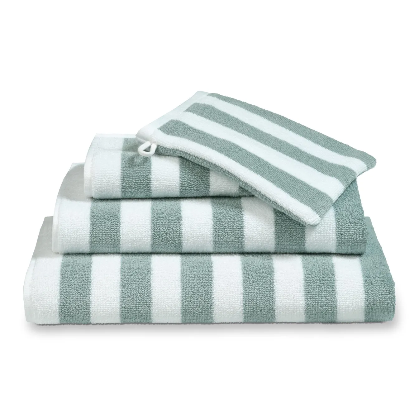 Best Sale Bath & Living Vandyck Towel VERONA Stripes color Pearl Blue