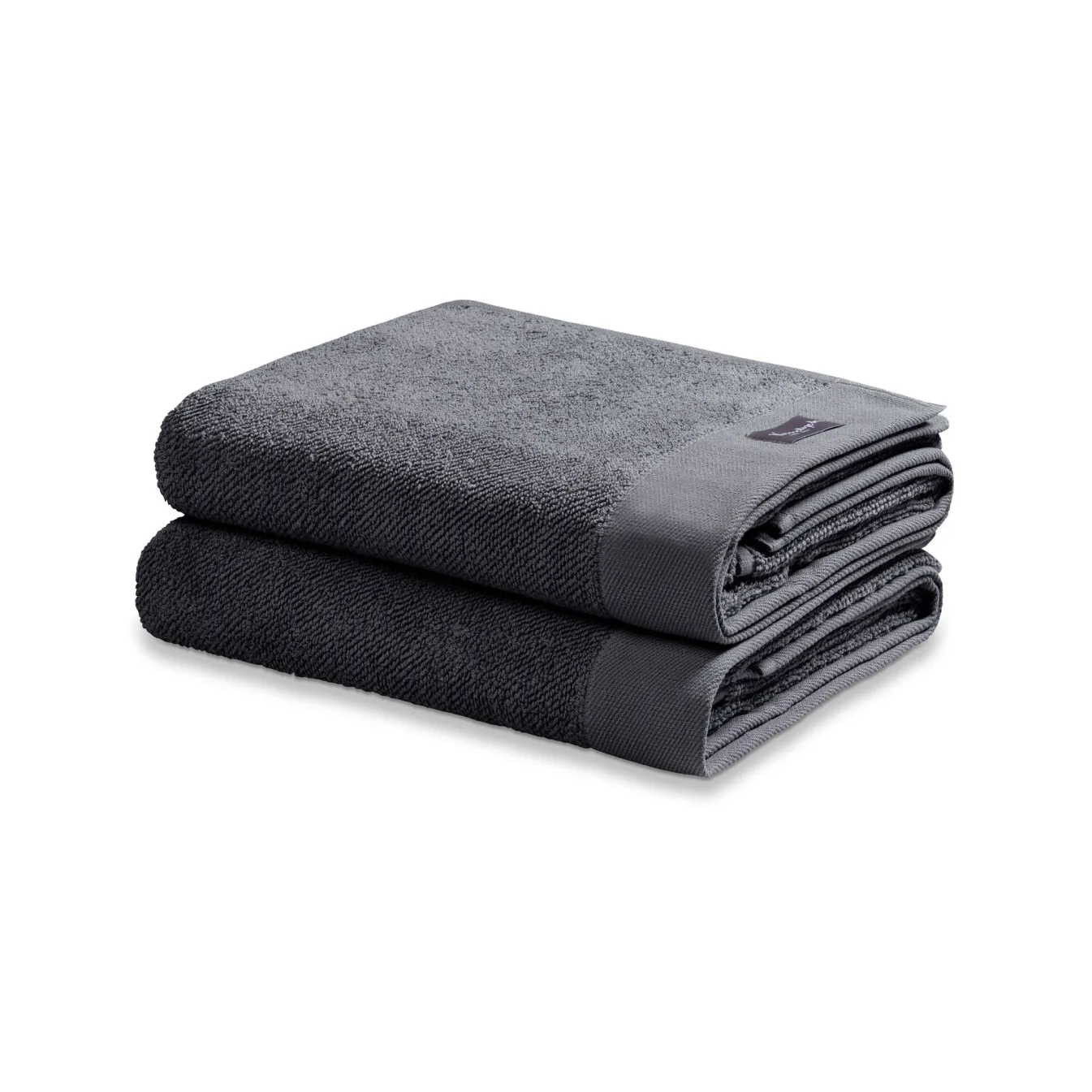 Sale Bath & Living Vandyck Towel 60x110 cm HOME collection Uni Off Black (BAKC13202) set/3 pieces OffBlack-198