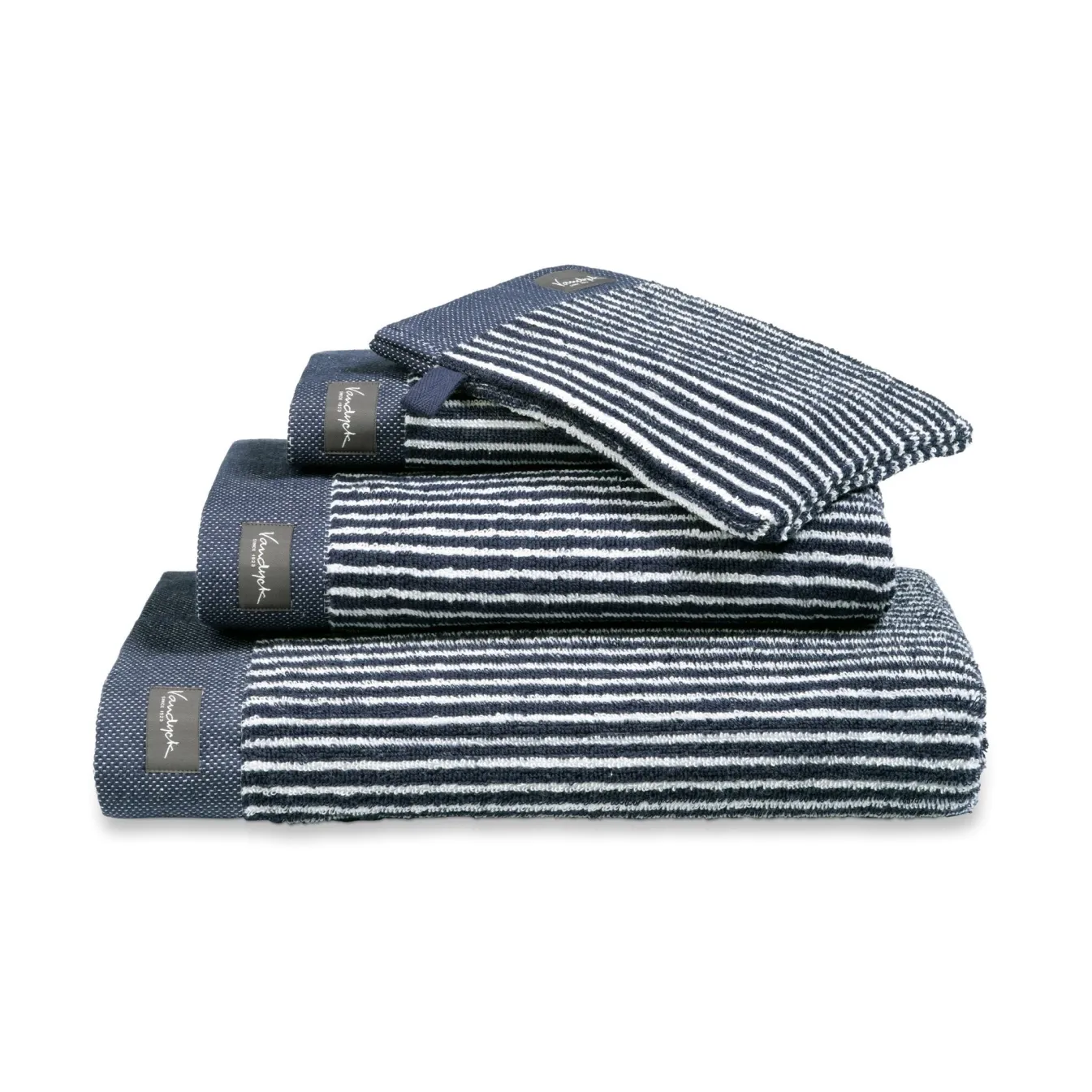 Sale Bath & Living Vandyck Towel 60x110 cm HOME Petit Ligne Blue Ink (BAKC15101) set/3 pieces BlueInk-199