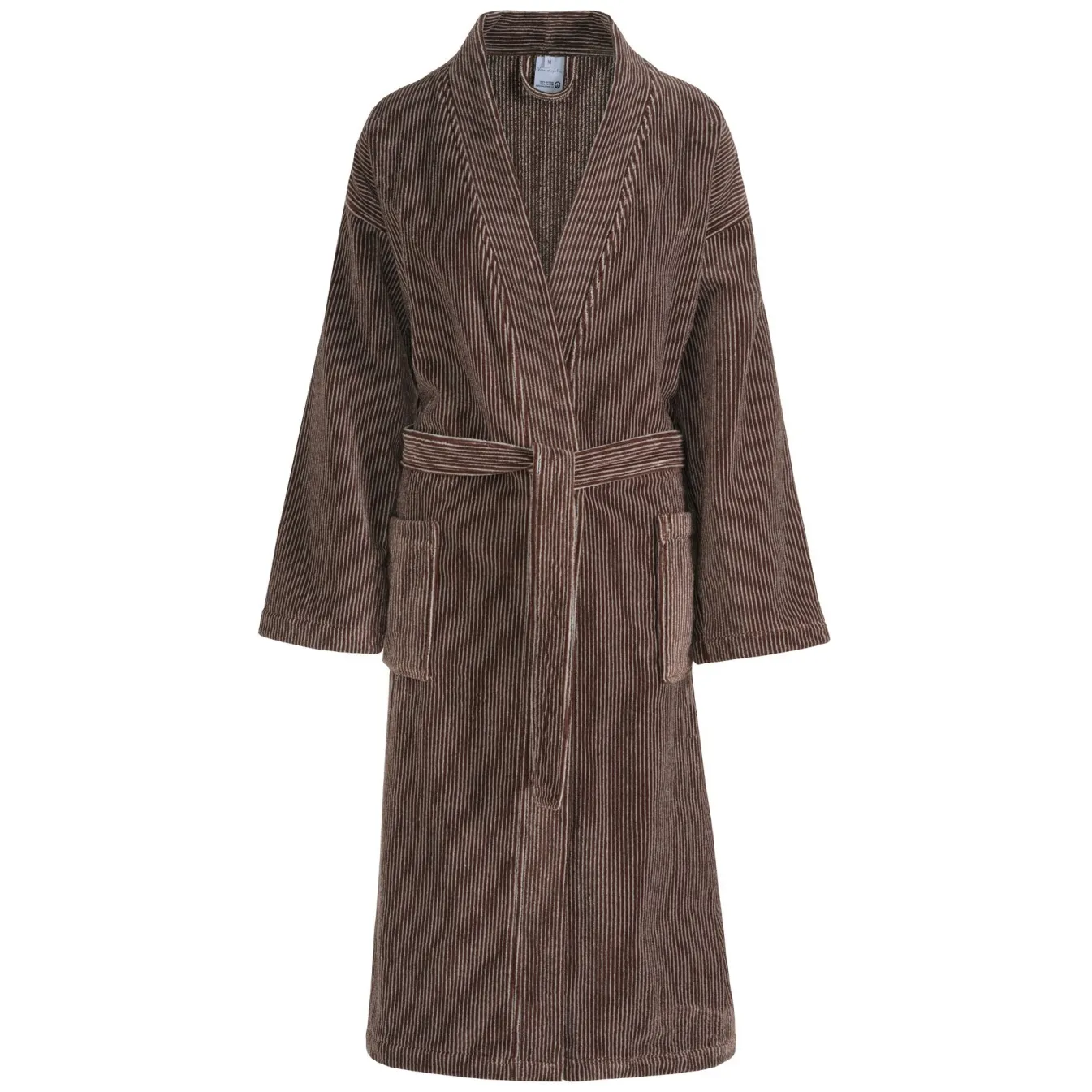 Fashion Bath & Living Vandyck Vandyck ANTONIO bathrobe Dark Chocolate DarkChocolate-104