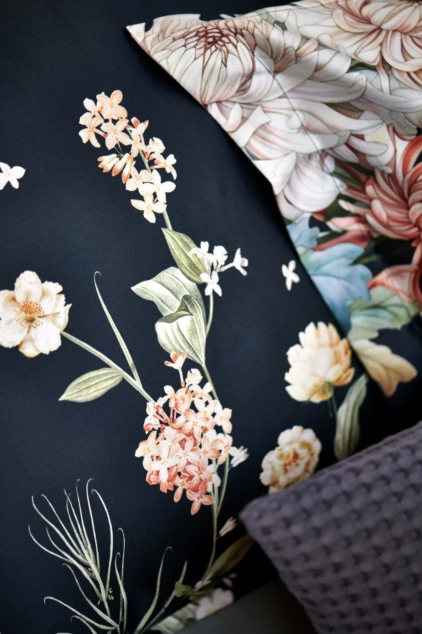 Sale Bath & Living Vandyck Vandyck DARK MIDNIGHT duvet cover Blue Ink 240x220 cm BlueInk-199