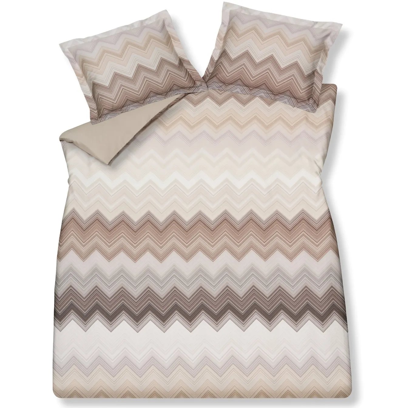 Sale Bath & Living Vandyck Vandyck DYNAMIZE duvet cover Taupe 140x220 cm Taupe-017