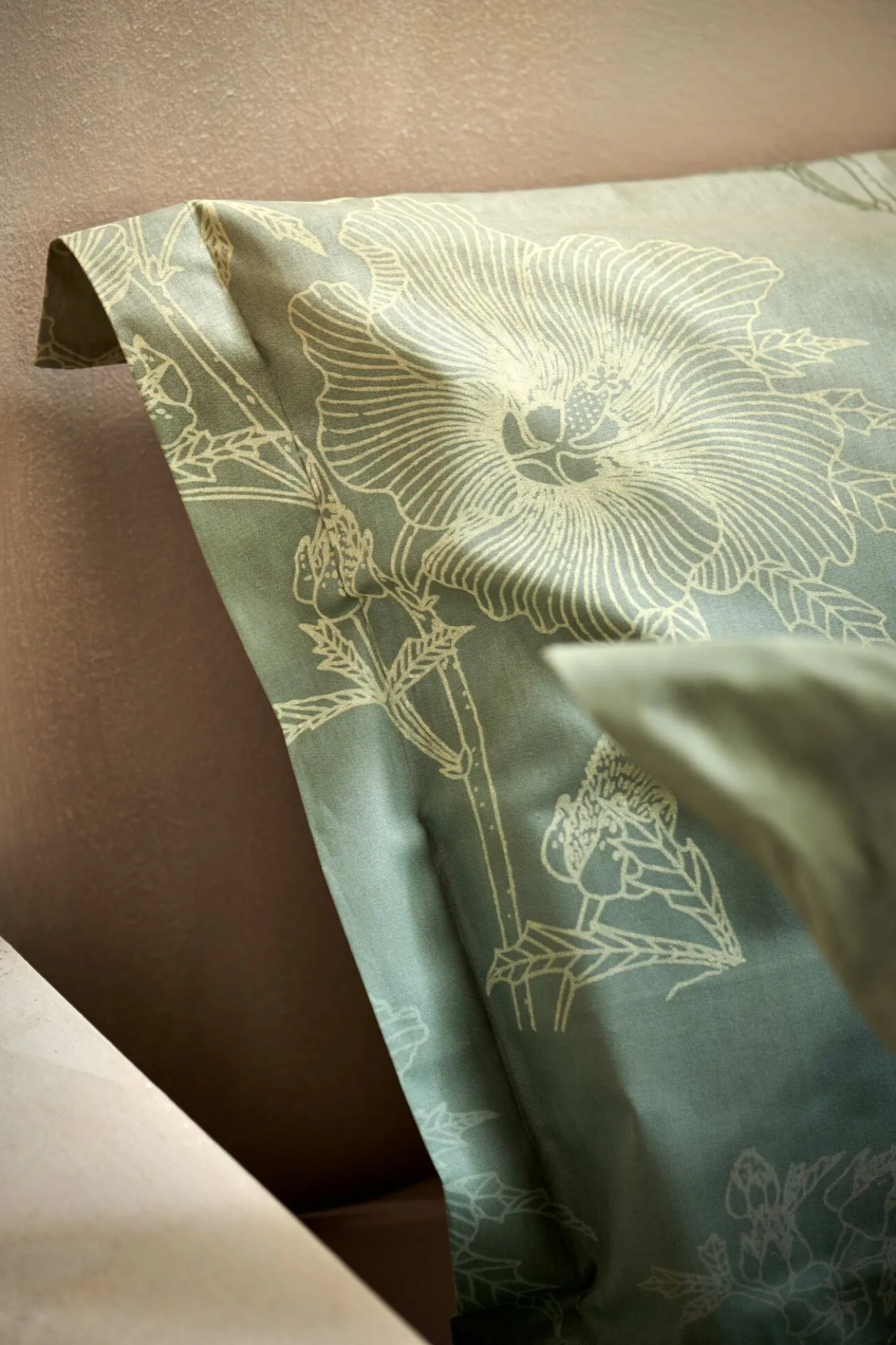 Best Sale Bath & Living Vandyck Vandyck GREEN GIFT duvet cover Smoke Green 240x220 cm SmokeGreen-814
