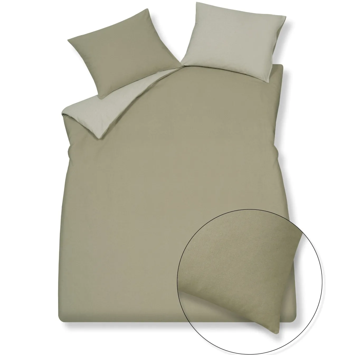 Sale Bath & Living Vandyck Vandyck HOME Livorno duvet cover Sage Green 240x220 cm SageGreen-181