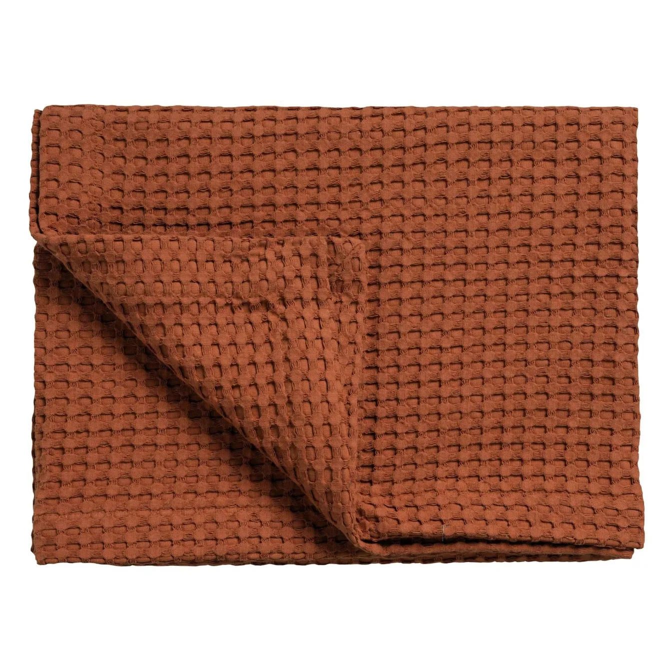 Best Sale Bath & Living Vandyck Vandyck HOME Pique bedspread Rusty Brown 270x250 cm RustyBrown-334