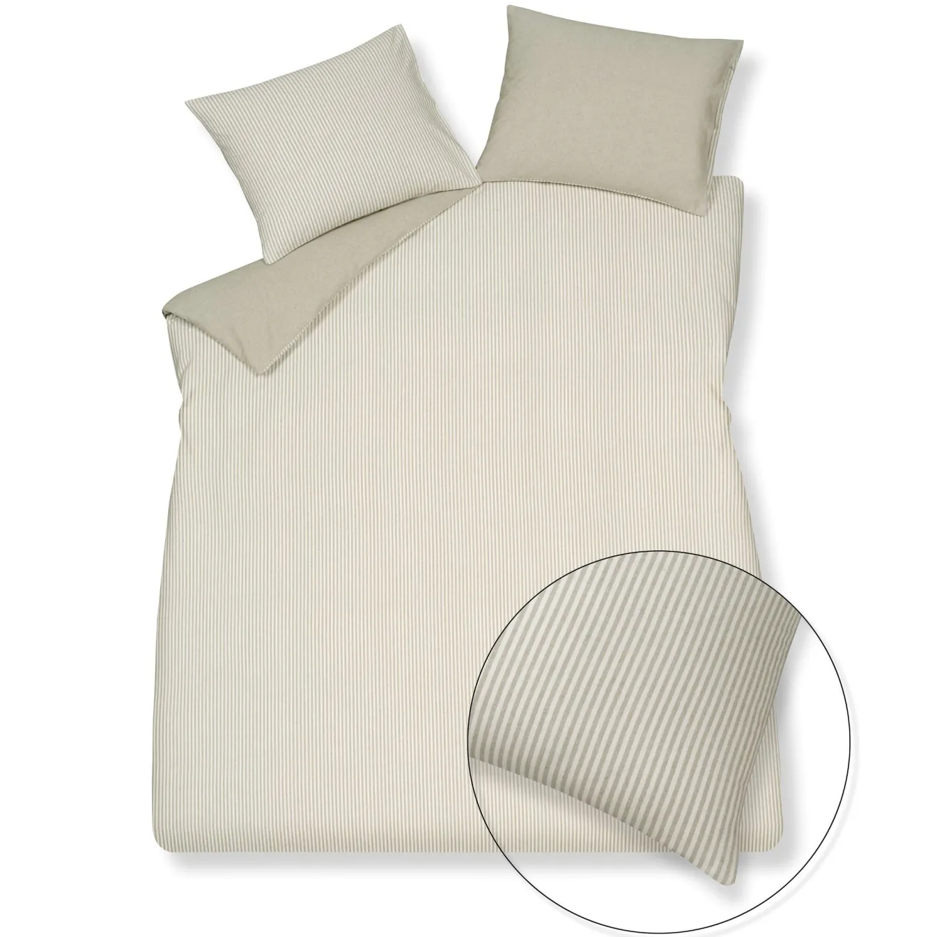 Online Bath & Living Vandyck Vandyck HOME Salerno duvet cover Sage Green 200x220 cm SageGreen-181