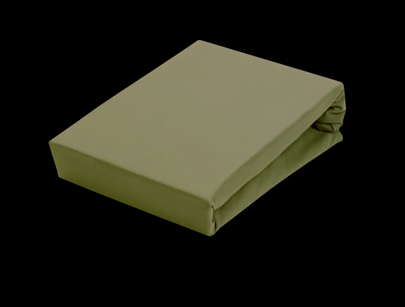 Sale Bath & Living Vandyck Vandyck JERSEY SUPREME fitted sheet Martini Olive MartiniOlive-301