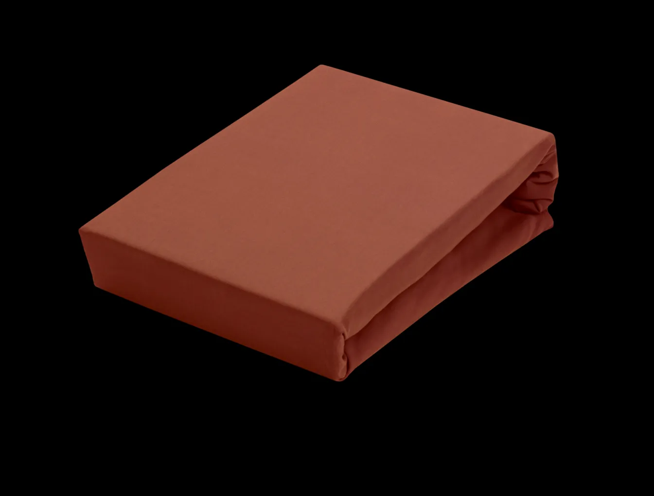 Online Bath & Living Vandyck Vandyck JERSEY SUPREME fitted sheet Rusty Brown RustyBrown-334