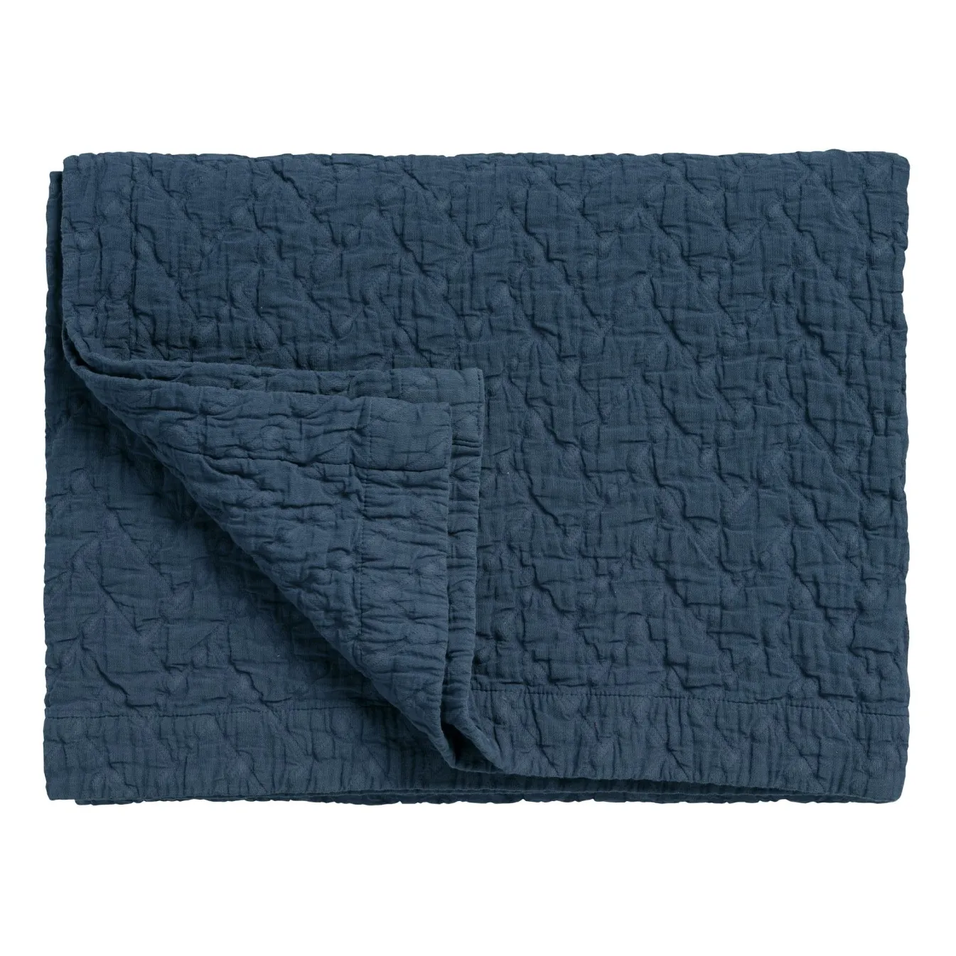 Clearance Bath & Living Vandyck Vandyck PURE 10 bedspread Blue Ink 180x260 cm BlueInk-199