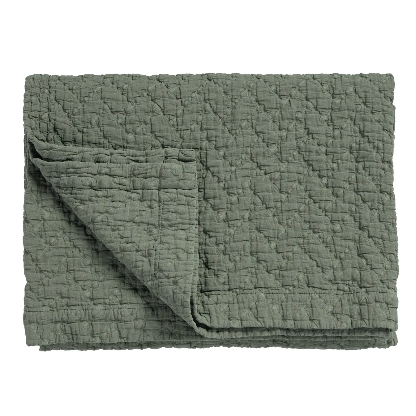 Best Sale Bath & Living Vandyck Vandyck PURE 10 bedspread Sage Green 180x260 cm SageGreen-181