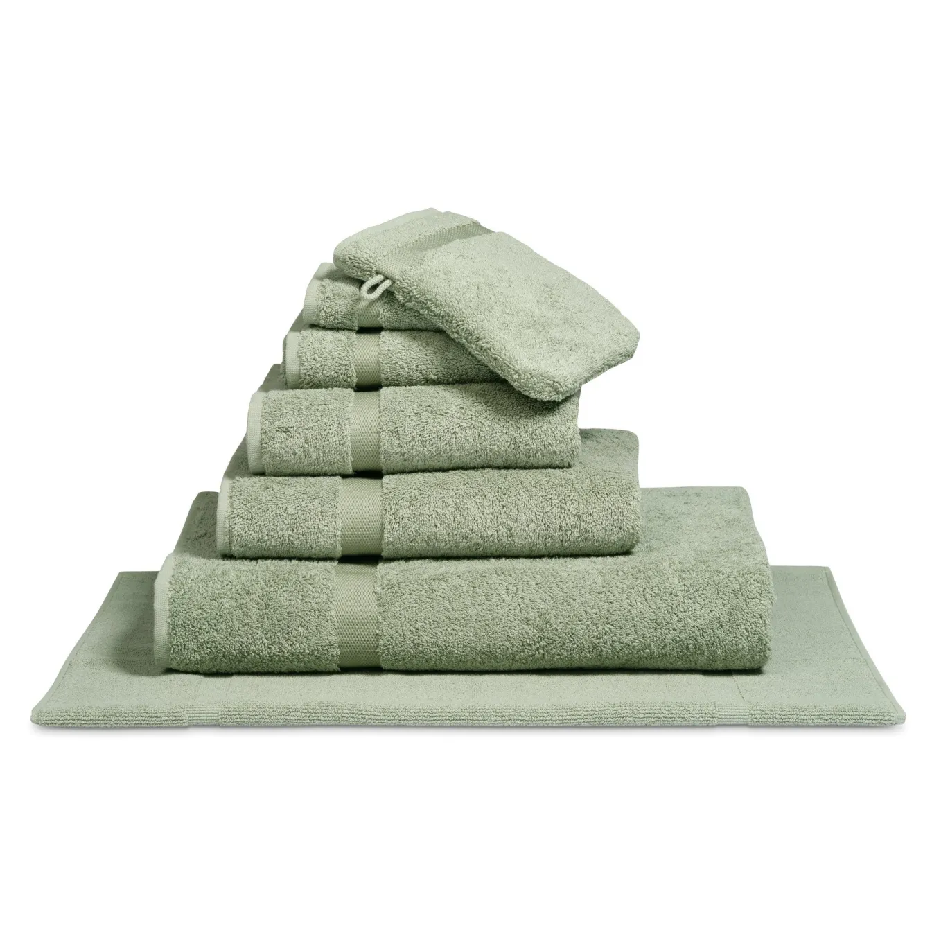 Fashion Bath & Living Vandyck Vandyck RANGER bath textiles Smoke Green SmokeGreen-814