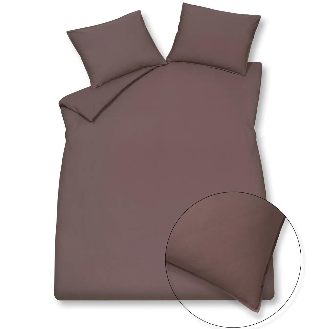 Store Bath & Living Vandyck Vandyck WASHED COTTON duvet cover Peppercorn 200x220 cm Peppercorn-202