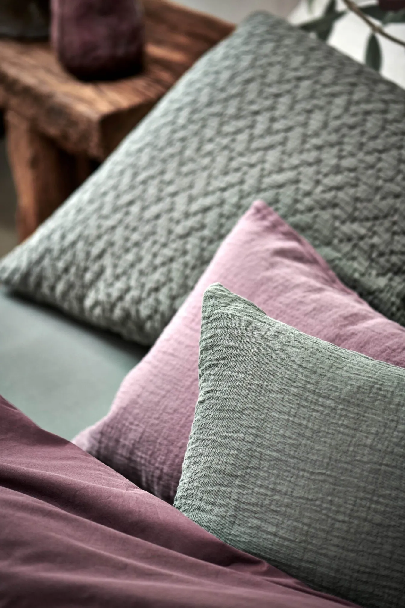Shop Bath & Living Vandyck Vandyck WASHED COTTON duvet cover Peppercorn 140x220 cm Peppercorn-202