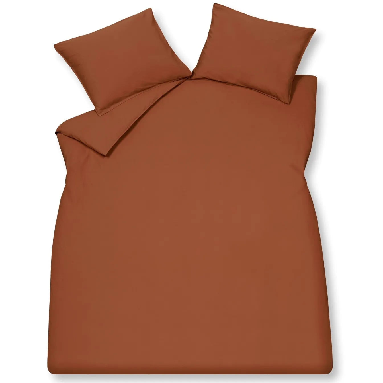 New Bath & Living Vandyck Vandyck WASHED COTTON duvet cover Rusty Brown 140x220 cm RustyBrown-334