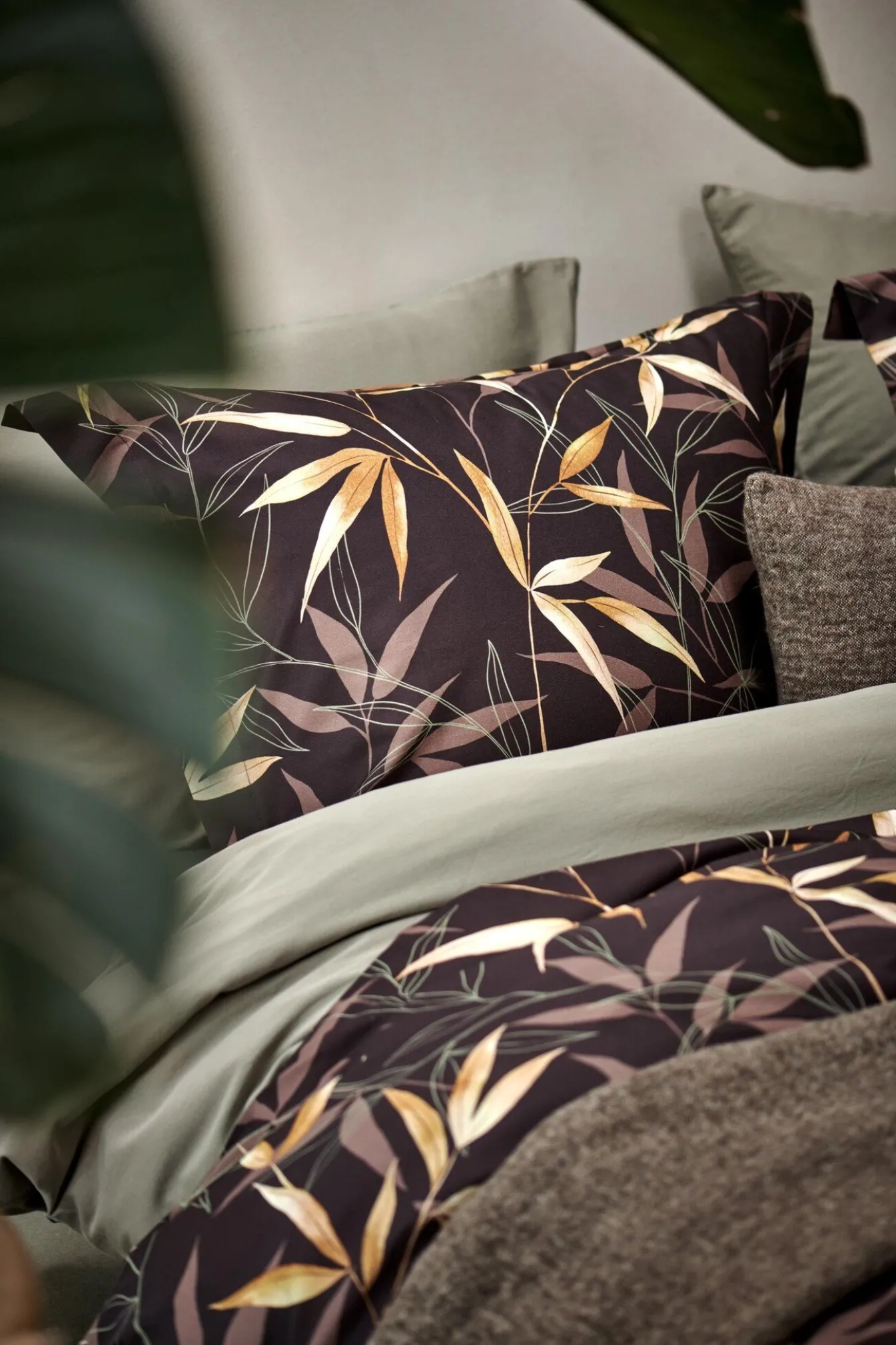 Cheap Bath & Living Vandyck Vandyck ZEN GARDEN duvet cover Dark Chocolate 140x220 cm DarkChocolate-104