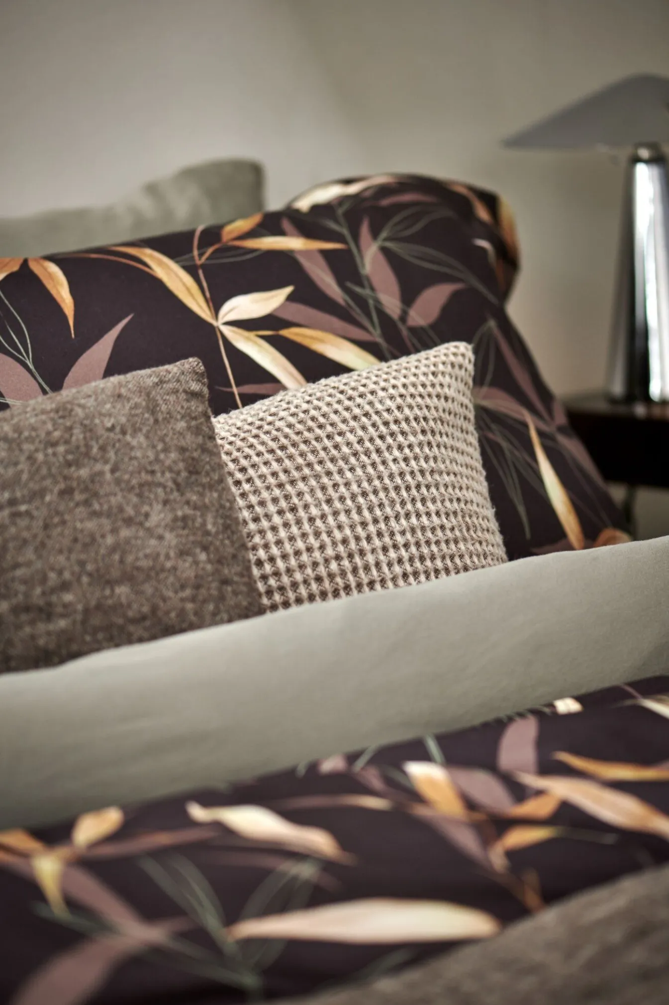Fashion Bath & Living Vandyck Vandyck ZEN GARDEN duvet cover Dark Chocolate 200x220 cm DarkChocolate-104