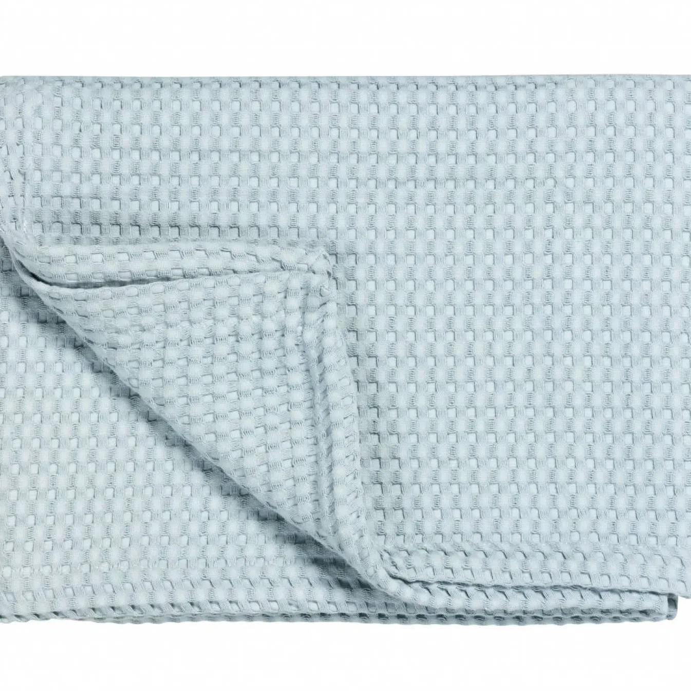 Clearance Bath & Living Vandyck Waffle blanket Piqué HOME China Blue-406 light blue (BLMK16101)