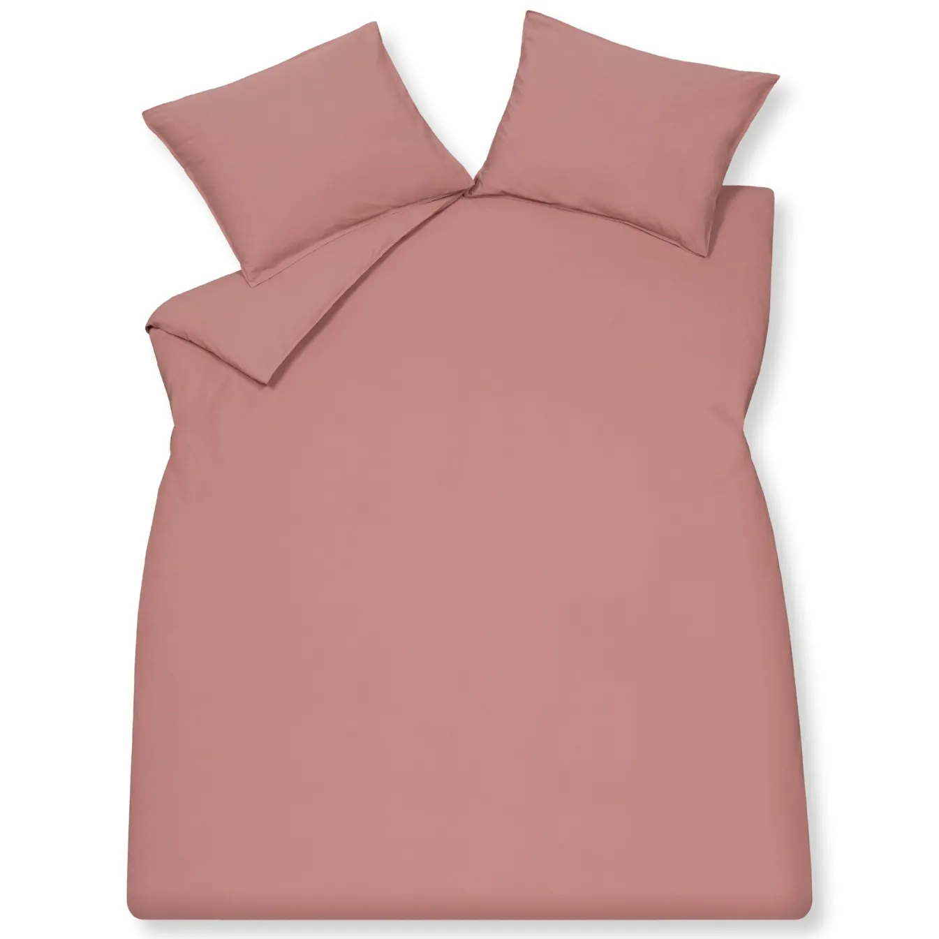 Online Bath & Living Vandyck WASHED COTTON duvet cover 140x220 cm, Ash Rose (cotton)