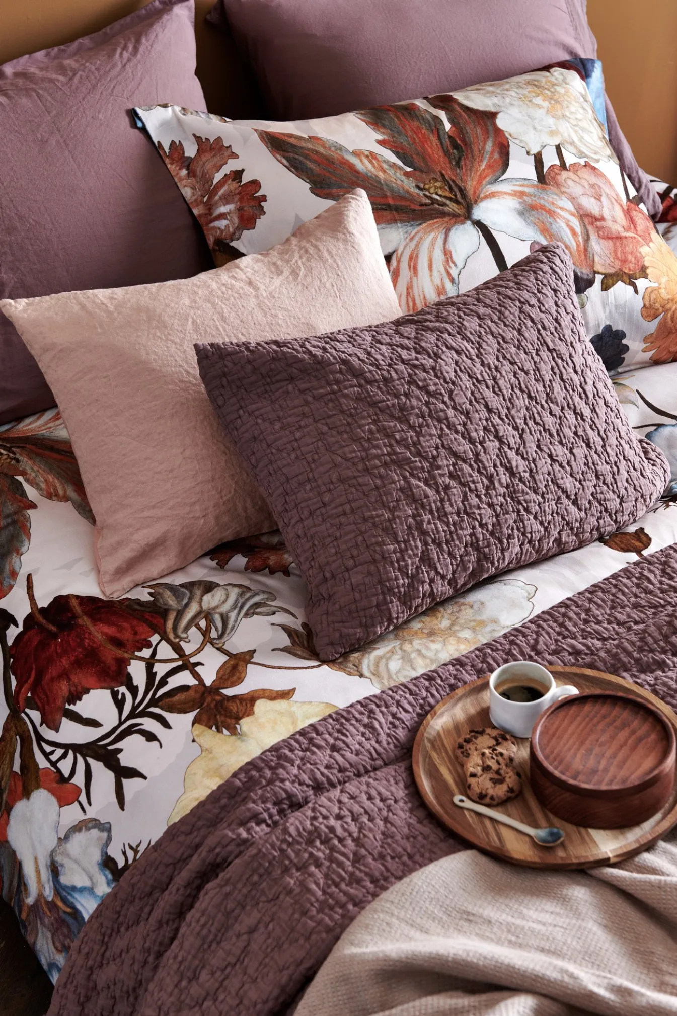 Best Bath & Living Vandyck WASHED COTTON duvet cover 200x220 cm Brownie (cotton) CLLA20201