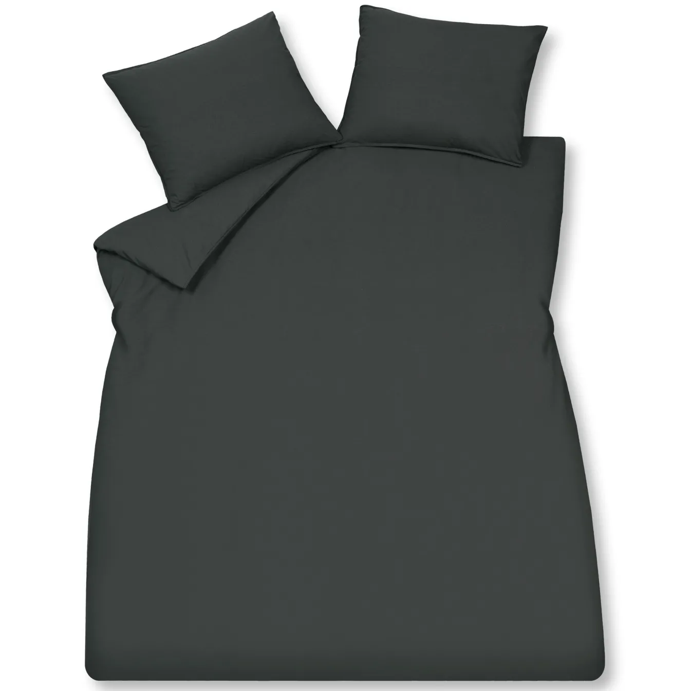 Store Bath & Living Vandyck WASHED COTTON duvet cover 140x220 cm, Off Black (cotton)