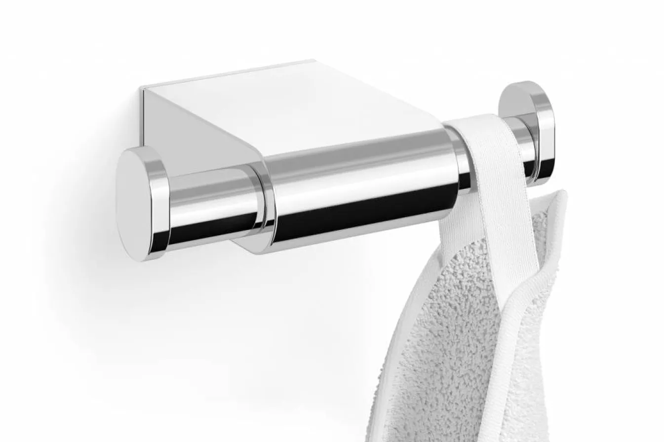 Flash Sale Bath & Living Zack ATORE double towel hook 40458 (polished stainless steel) gloss