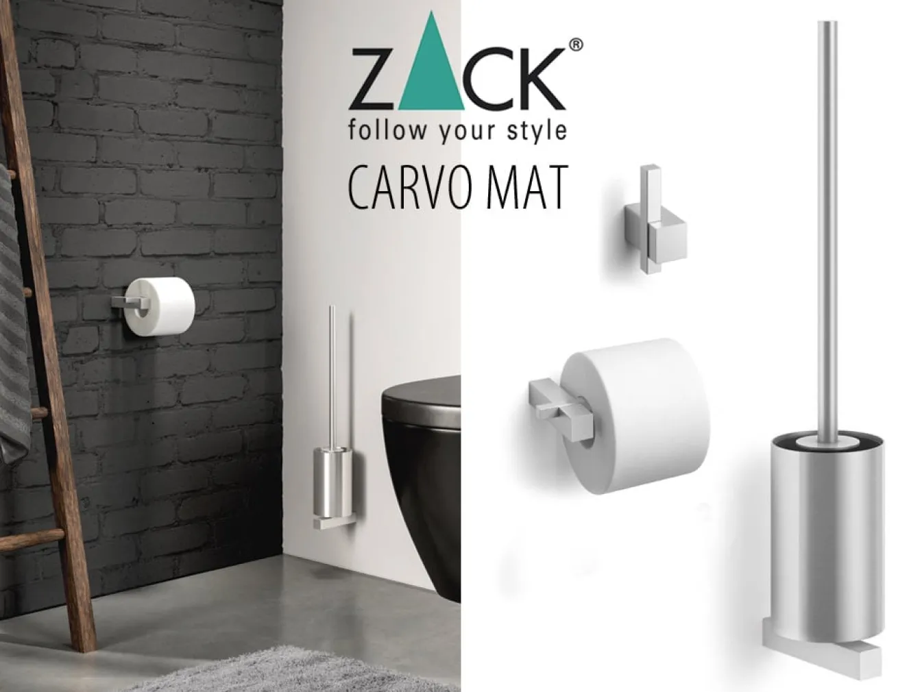 Cheap Bath & Living Zack CARVO 3-piece basic package (mat) matt