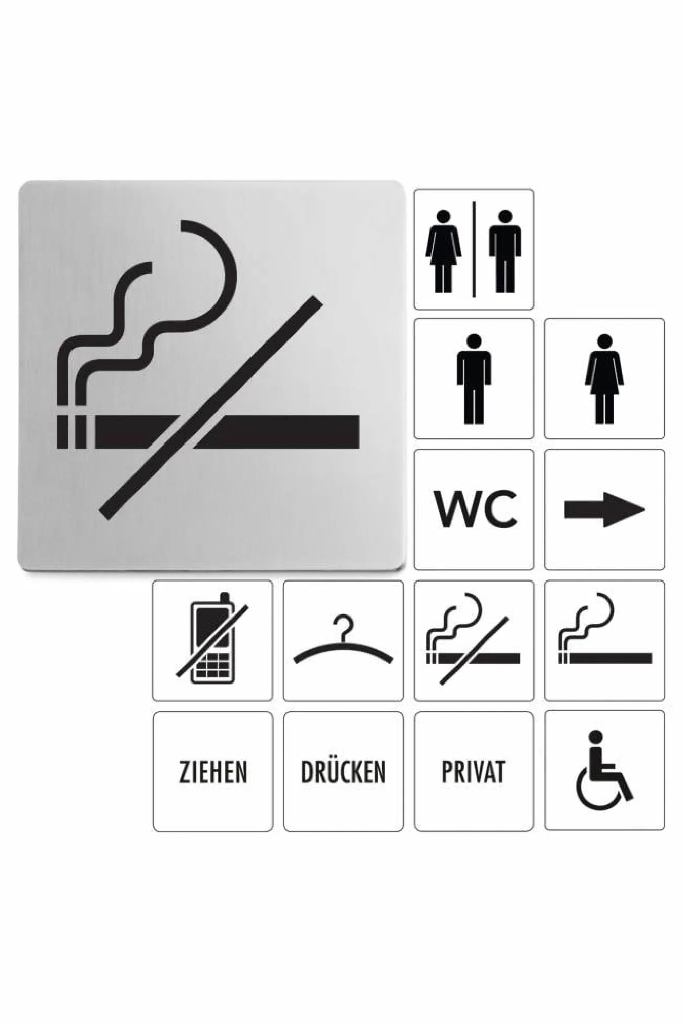 Best Bath & Living Zack INDICI pictogram no smoking 50719 (mat) matt