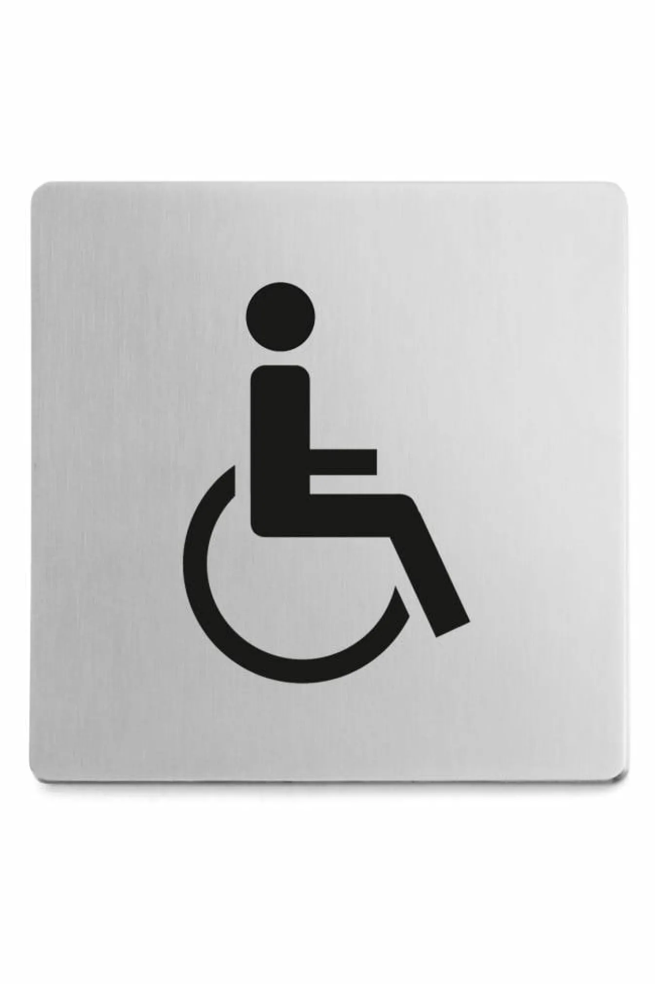 Store Bath & Living Zack INDICI wheelchair user icon 50725 (mat) matt,black