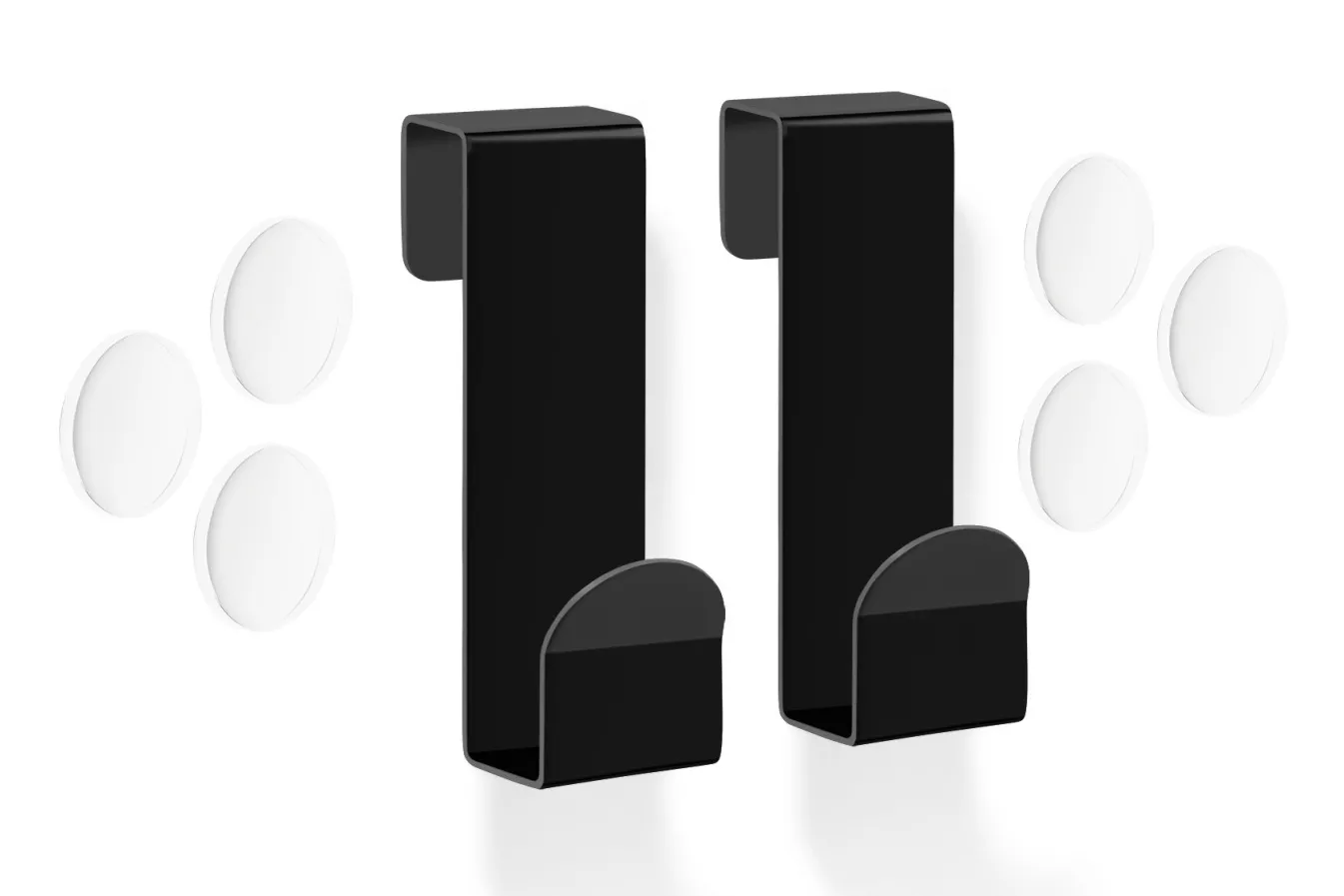 Flash Sale Bath & Living Zack MITOR hook (set/2) for glass shower enclosure 40124 Black