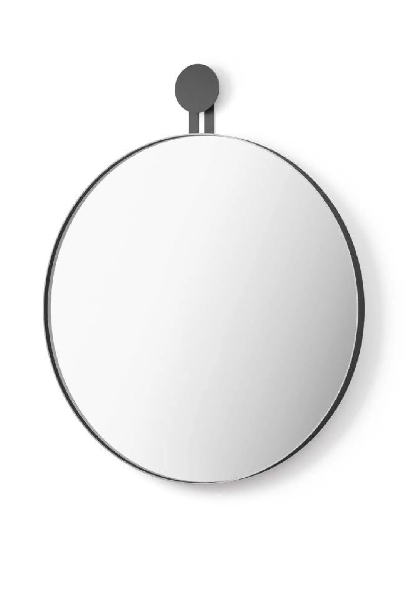 Shop Bath & Living Zack MORMA wall mirror round 50 cm 50640 black