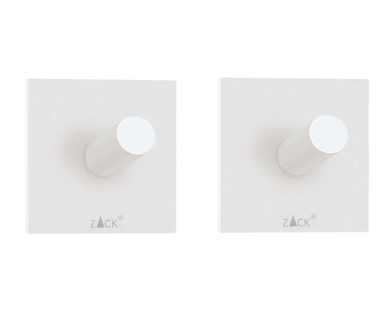 Fashion Bath & Living Zack PECO towel hook self-adhesive set/2 40125 white