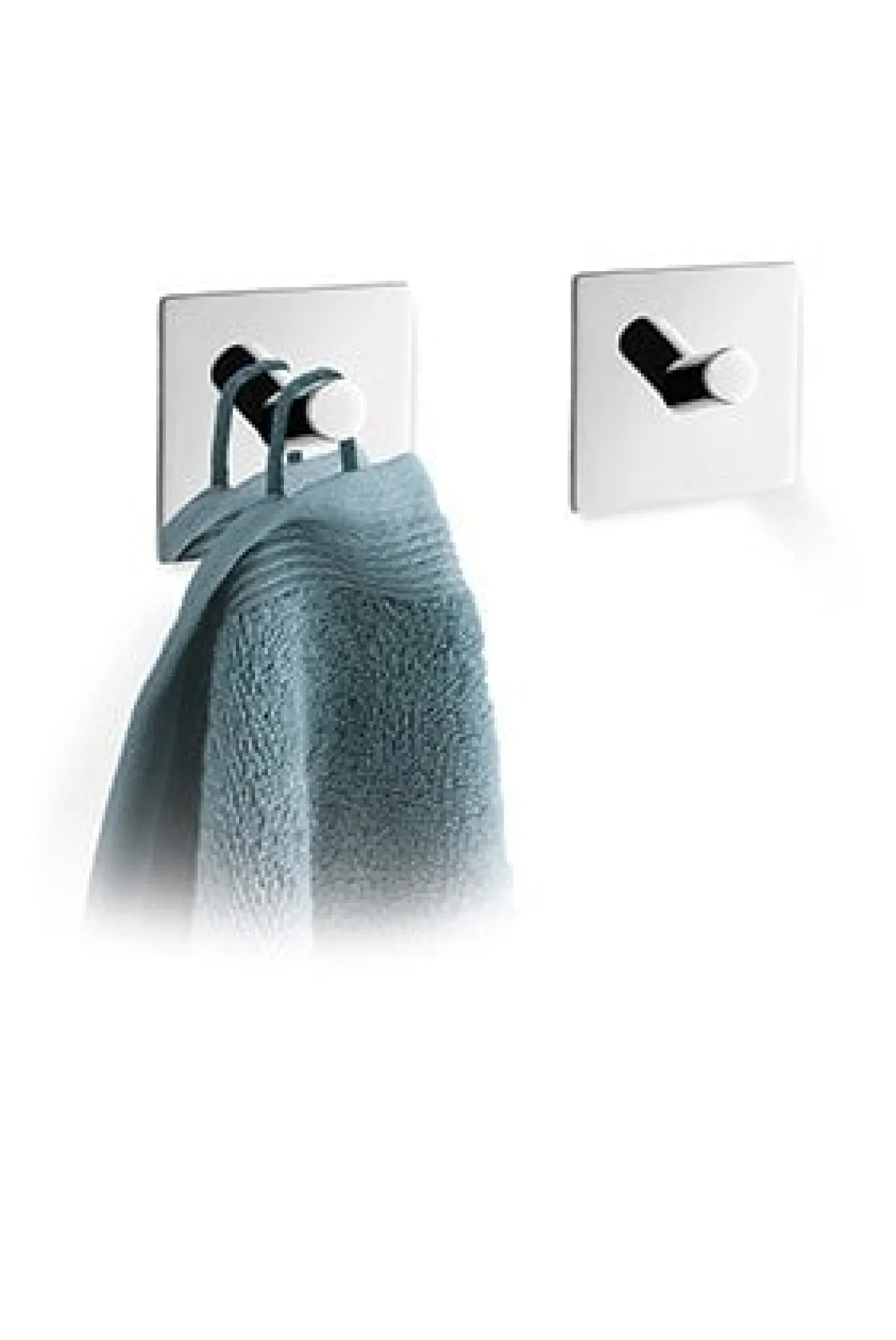 Best Bath & Living Zack PECO towel hooks self-adhesive set/2 40331 gloss