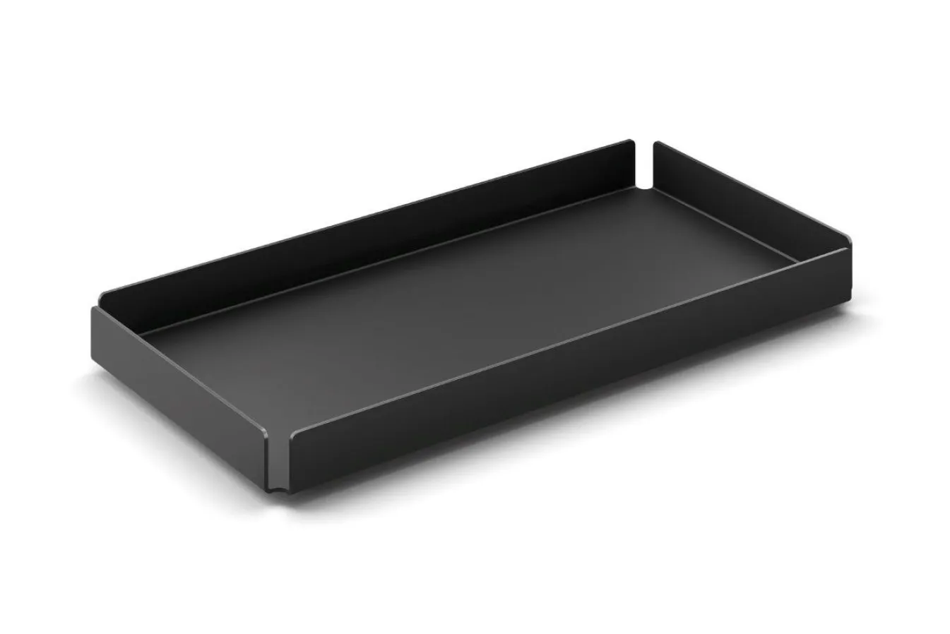 Flash Sale Bath & Living Zack POTES tray / dish 20x10 cm (powder-coated steel, ) black